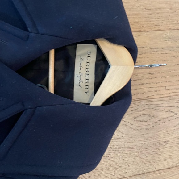 Men’s Burberry Classic Double Breasted Pea Coat - Picture 2 of 3